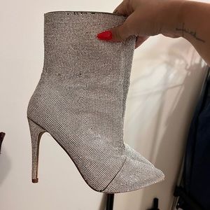 Rhinestone Heel booties